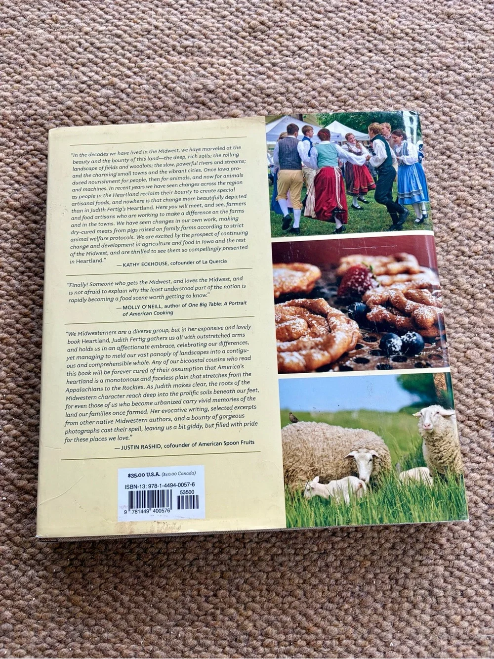 Heartland The Cookbook Judith Fertig Midwest Farmhouse Cooking Hardcover